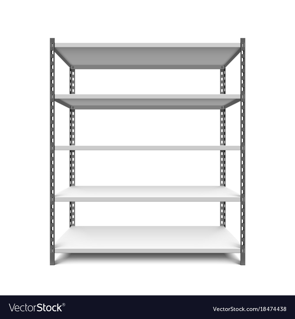 Empty box shelf Royalty Free Vector Image - VectorStock