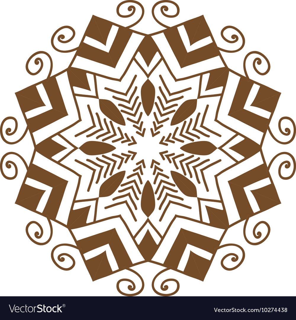 Mandala pattern Royalty Free Vector Image - VectorStock