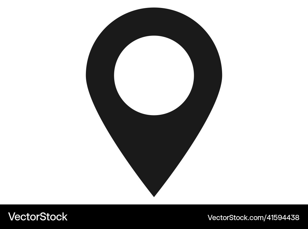 Navigation pin location pointer map Royalty Free Vector