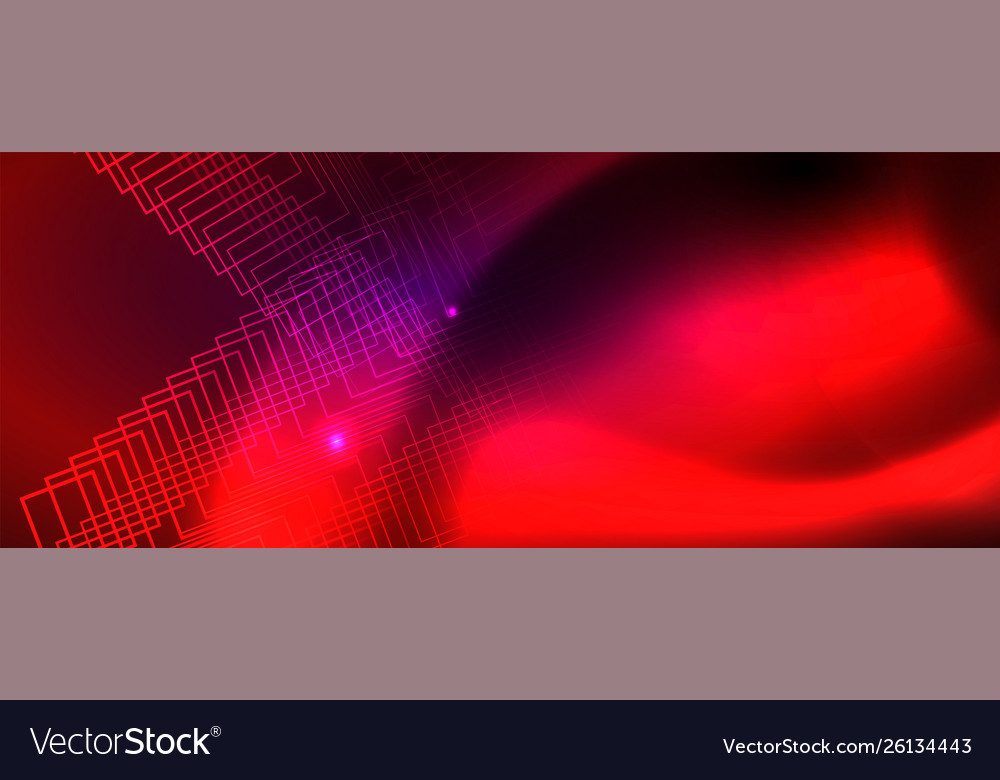 Shiny glowing design background neon style lines Vector Image