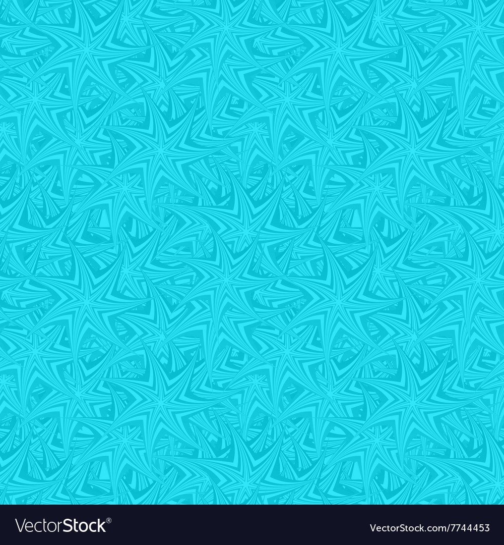 Aqua seamless star pattern background Royalty Free Vector