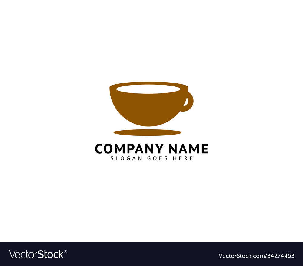 Kaffee Shop Logo-Ikone Vorlage Design