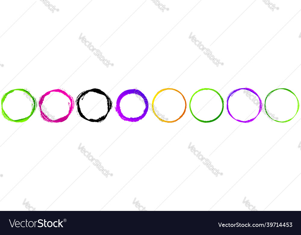 Grungy textured circle element shape circular