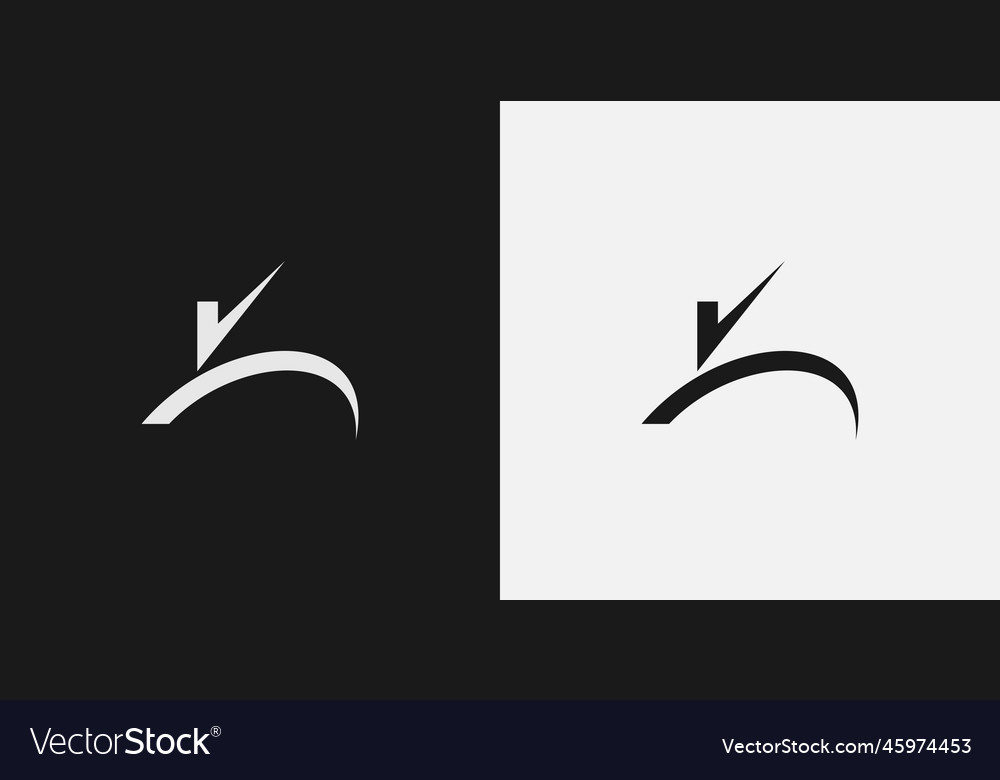 Simple and unique k logo design