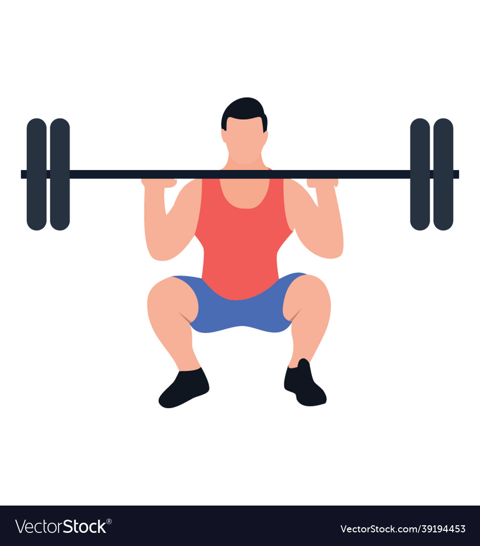 Weightlifting Royalty Free Vector Image - VectorStock