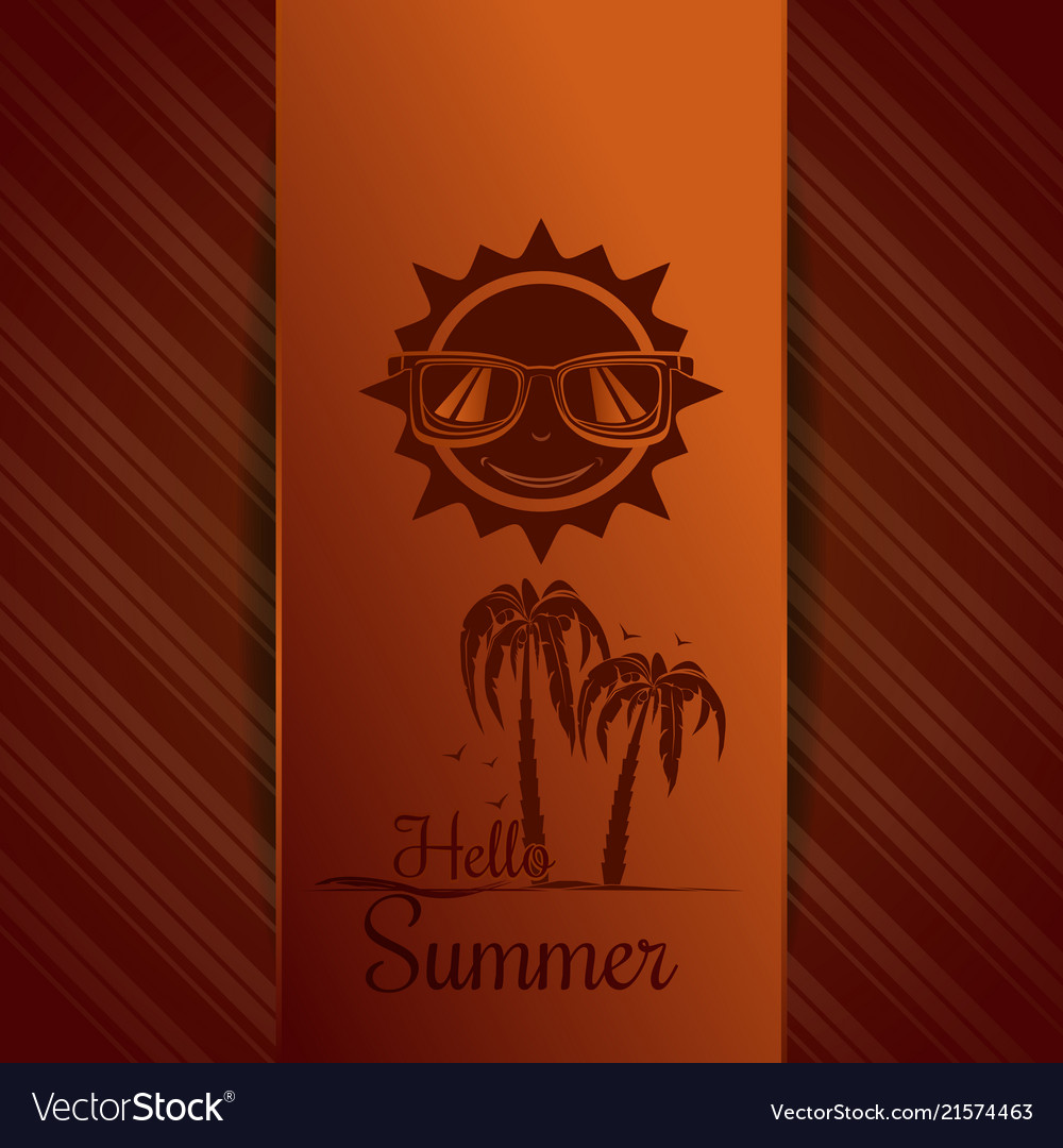 Summer orange background