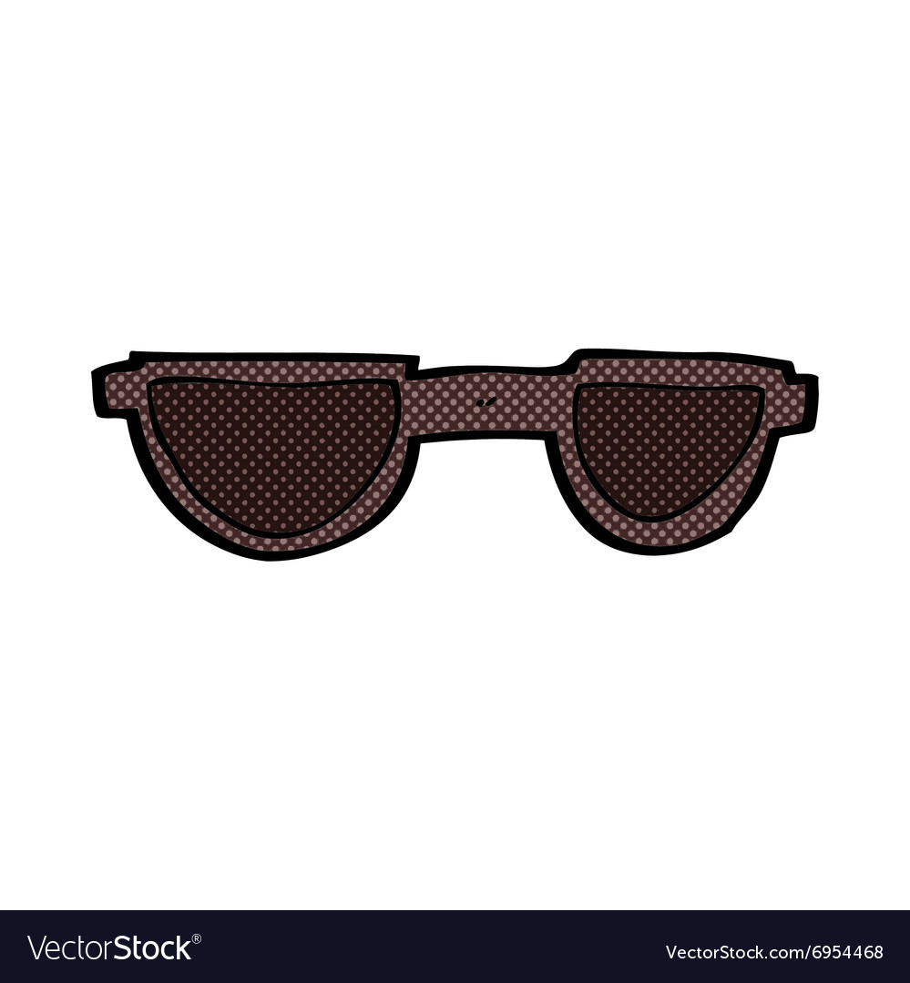 Comic cartoon sunglasses