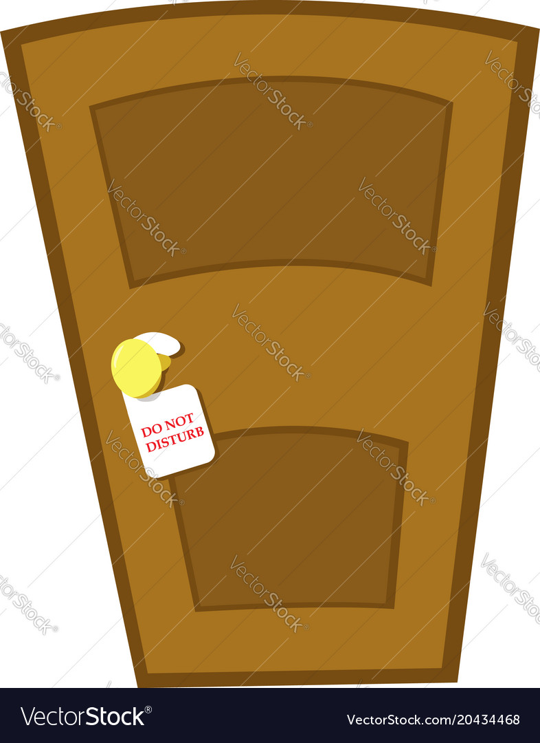 Do not disturb door