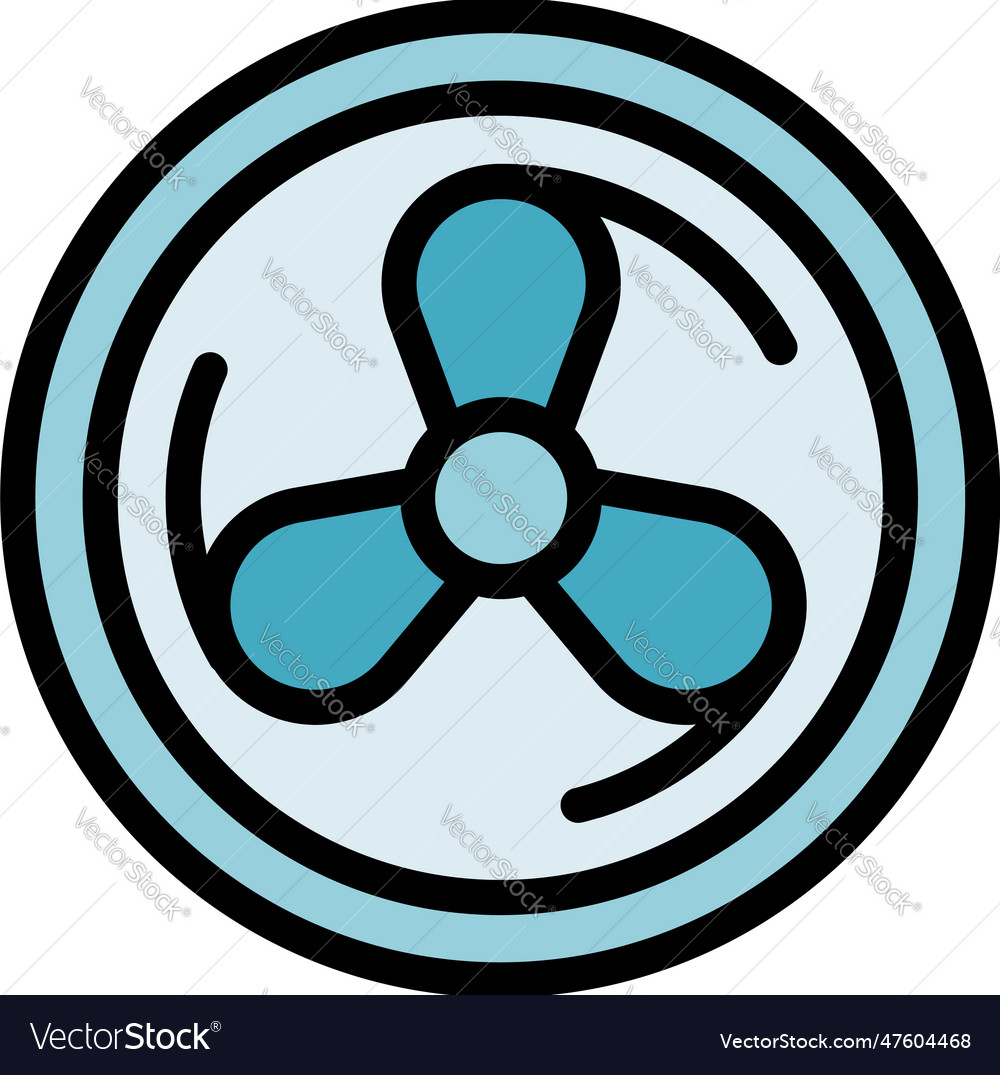 Repair air conditioner fan rotation icon Vector Image