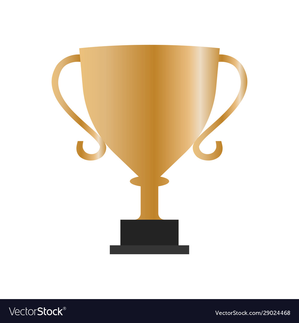 Trophy Icon With A White Background Royalty Free Vector