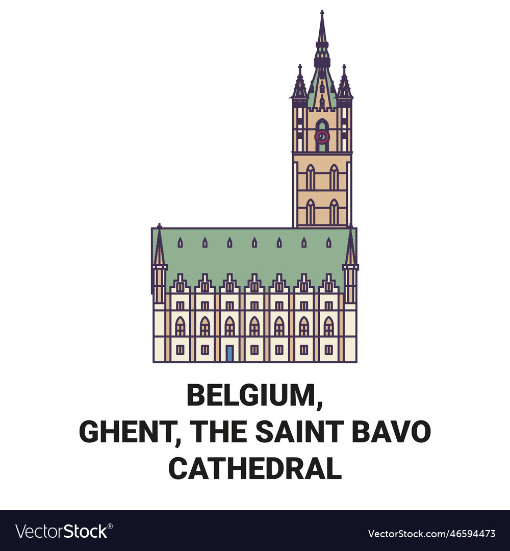 Belgium ghent the saint bavo cathedral travel