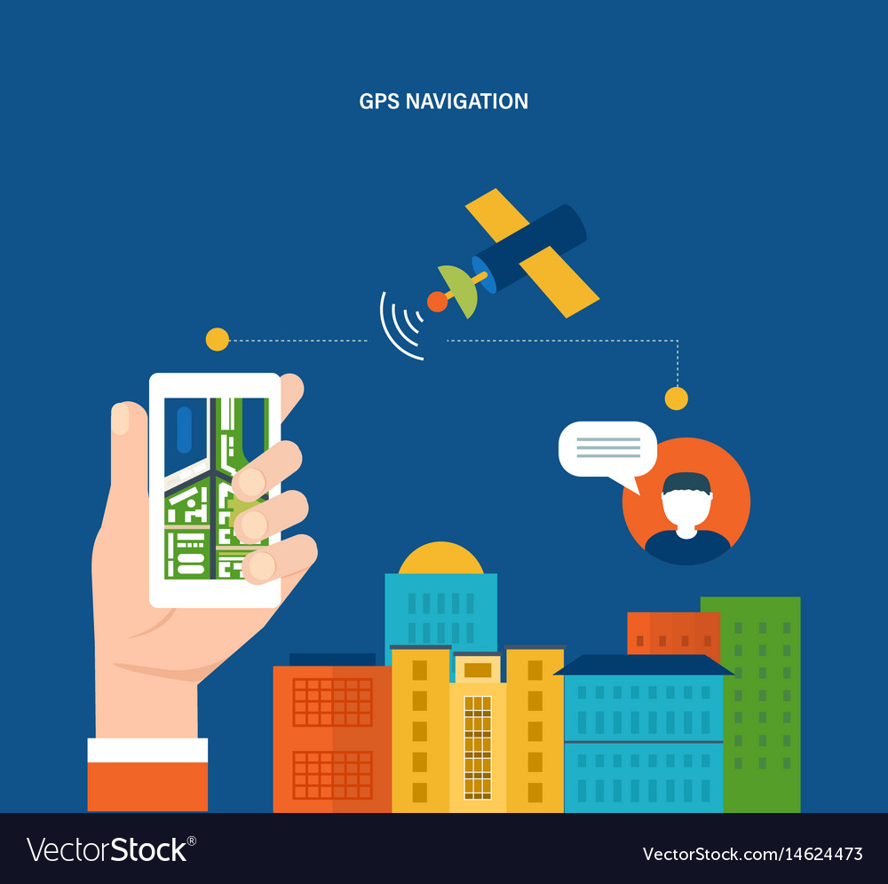 Gps navigation search route and building