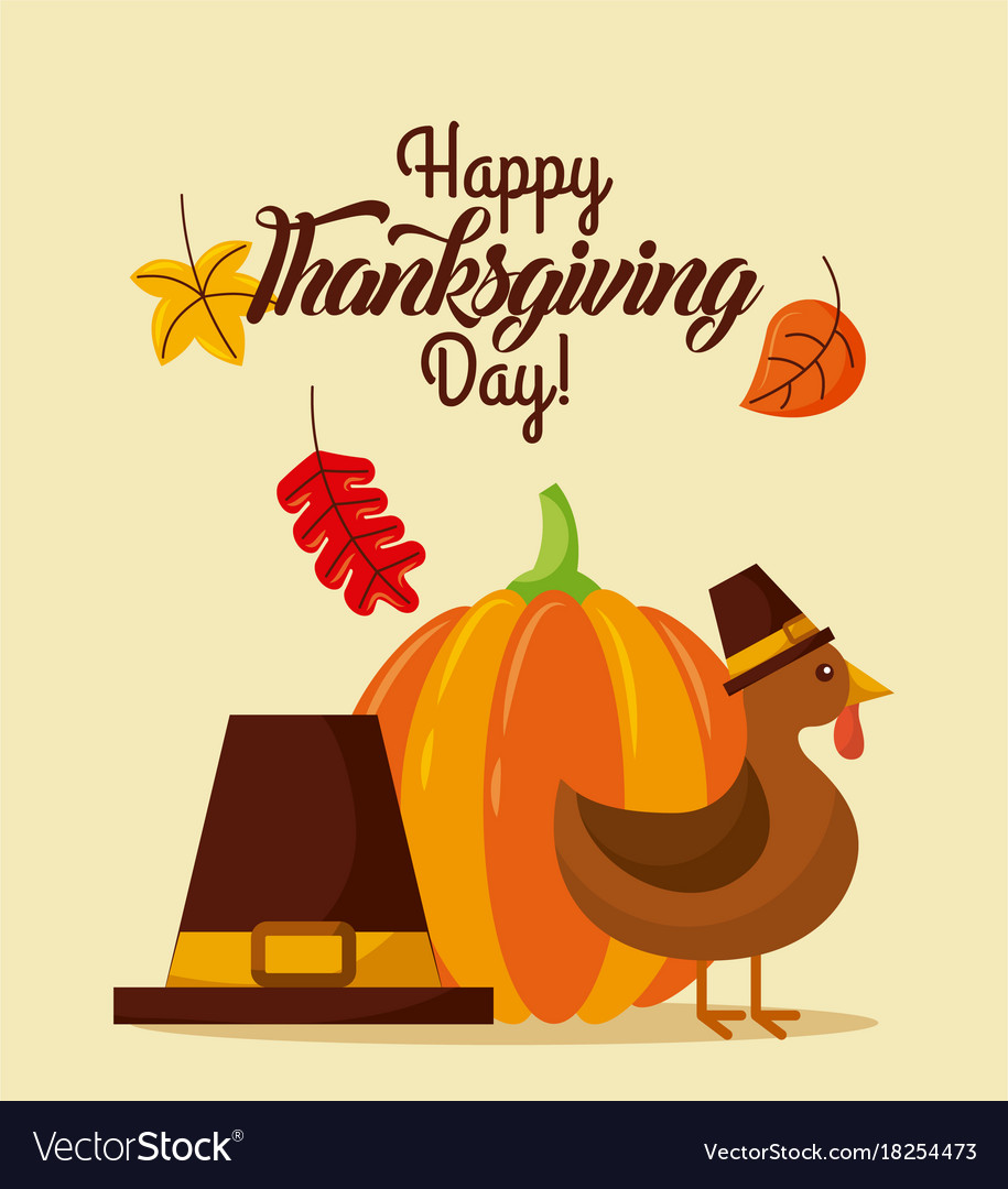 Premium Vector  Thanksgiving day traditional turkey