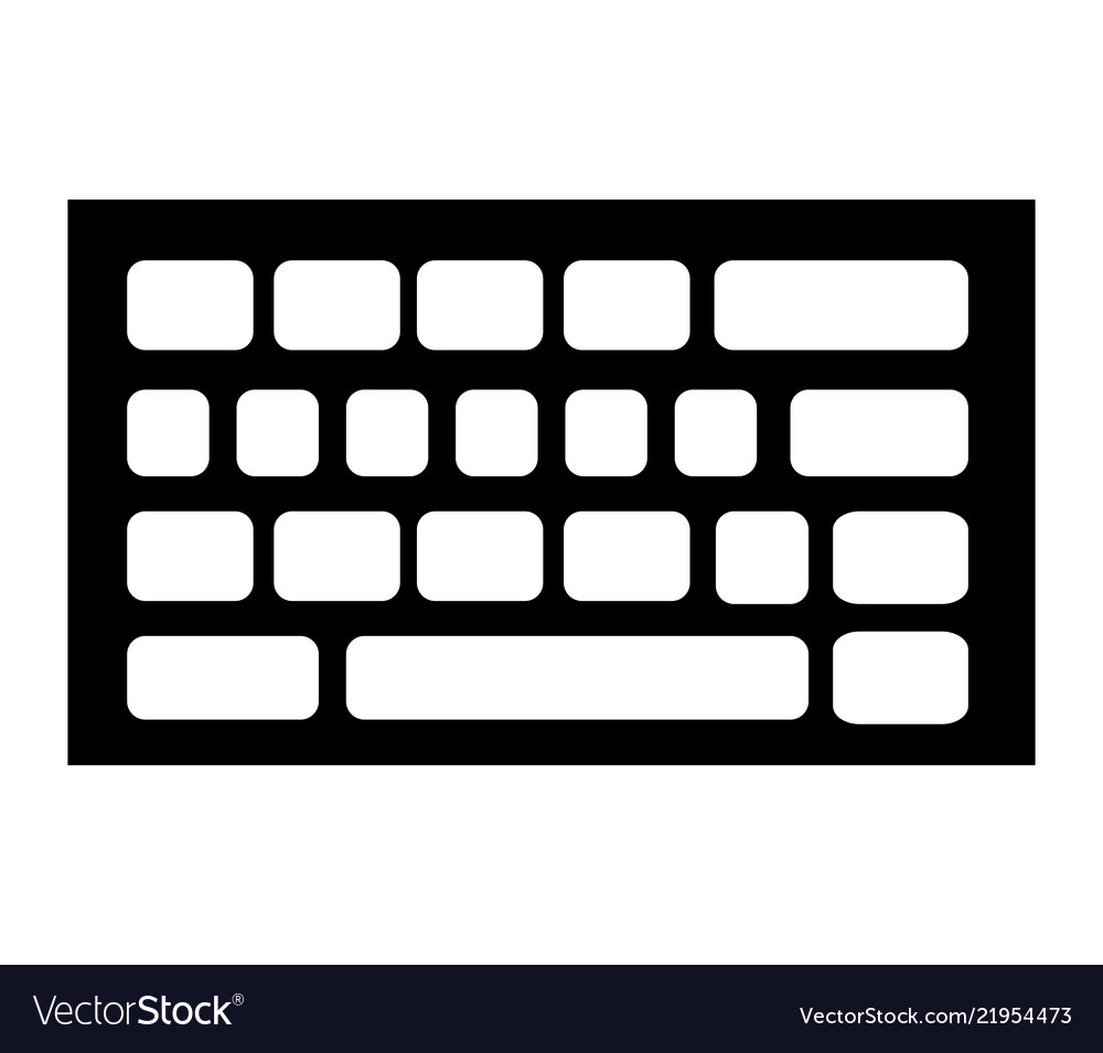 Keyboard icon Royalty Free Vector Image - VectorStock