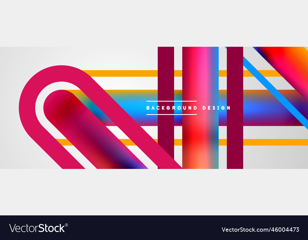 Minimalist straight line abstract background Vector Image