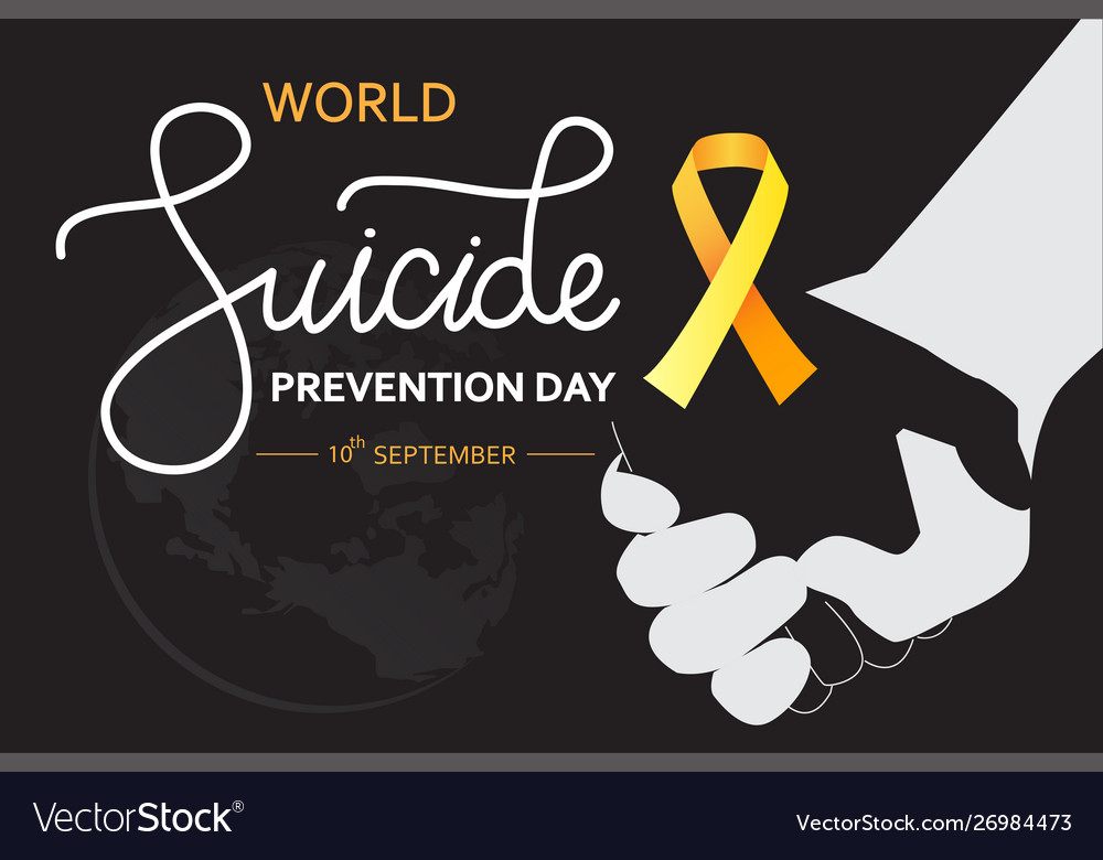 World suicide prevention day concept