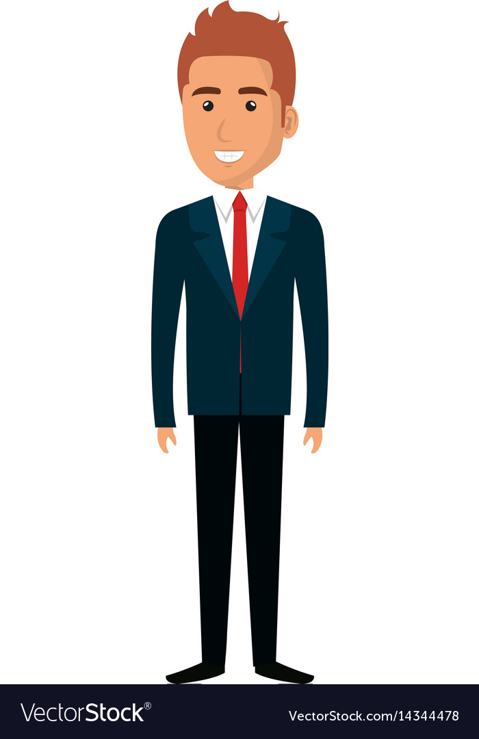 Businessman avatar character icon Royalty Free Vector Image