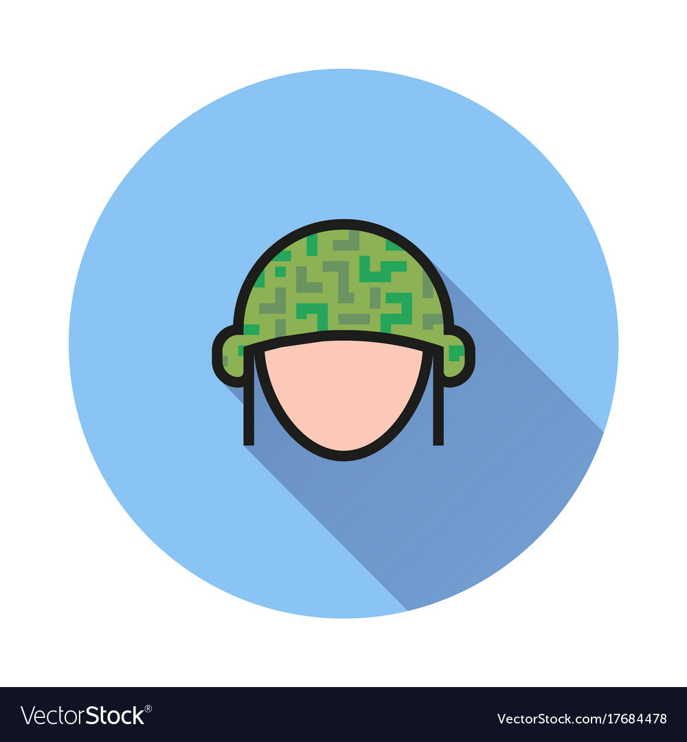 Helmet icon on white background