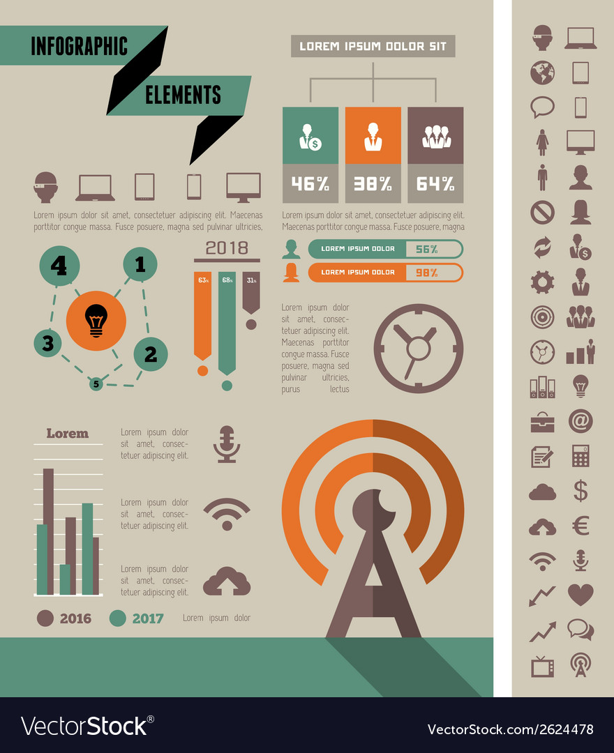 Industrie Infografik