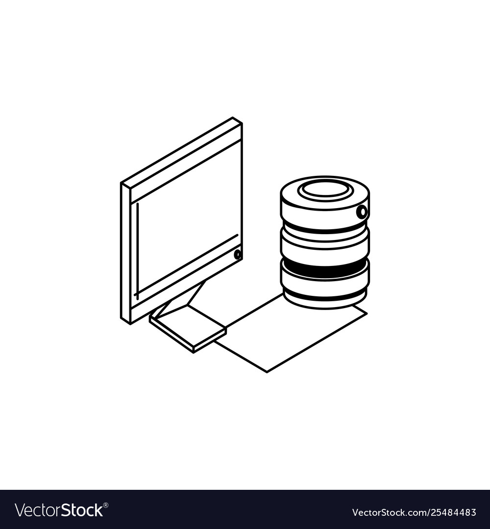 Desktop computer with data center disks