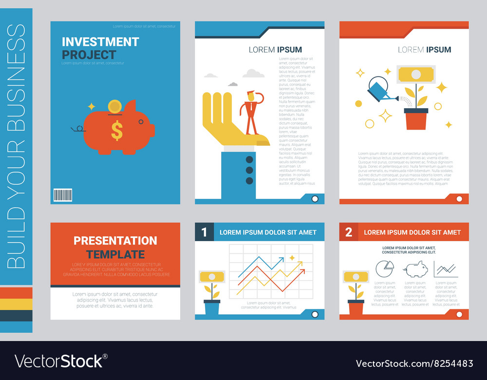 investment project book cover and presentation investment presentation
