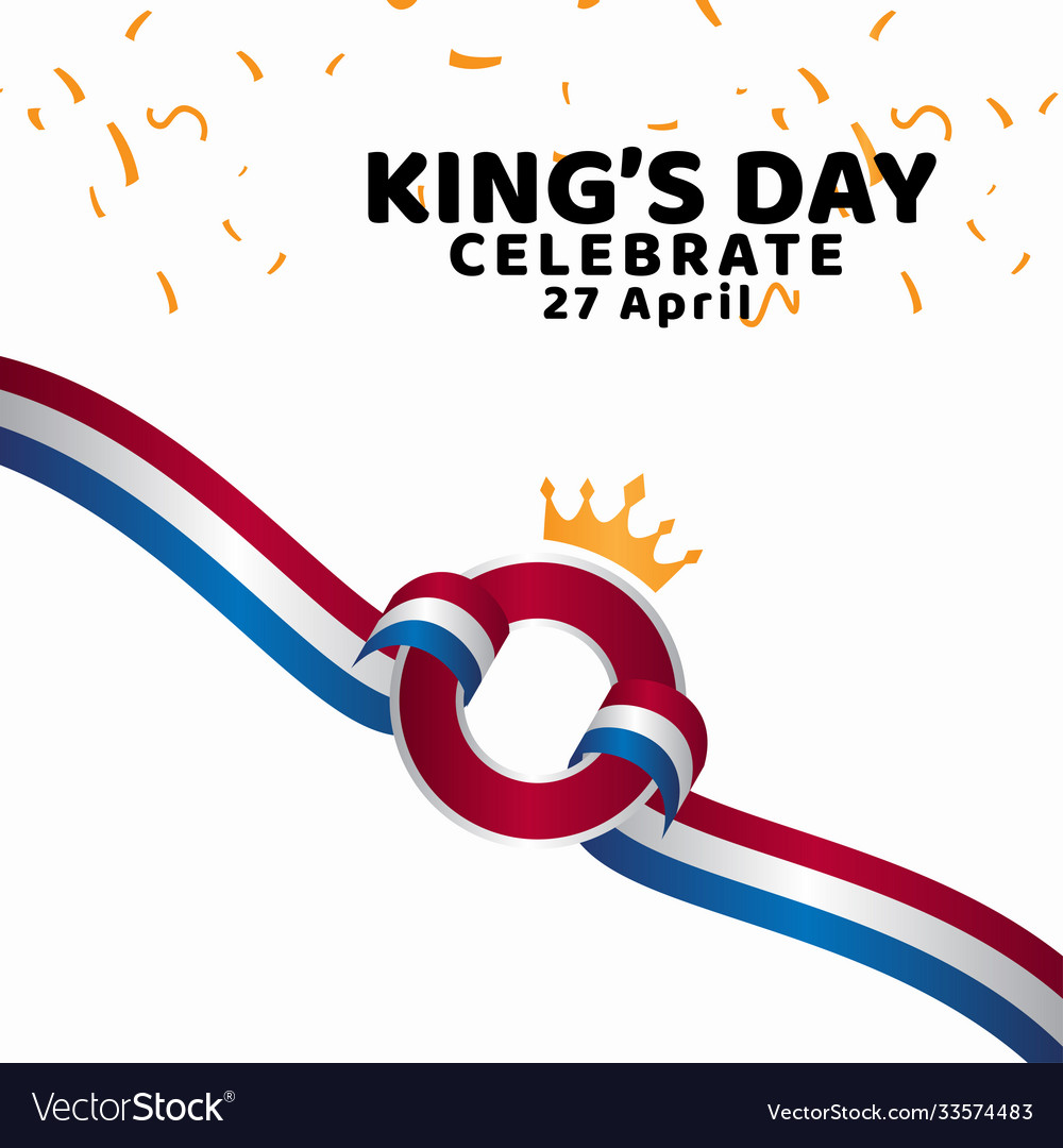 Kings day celebrate template design