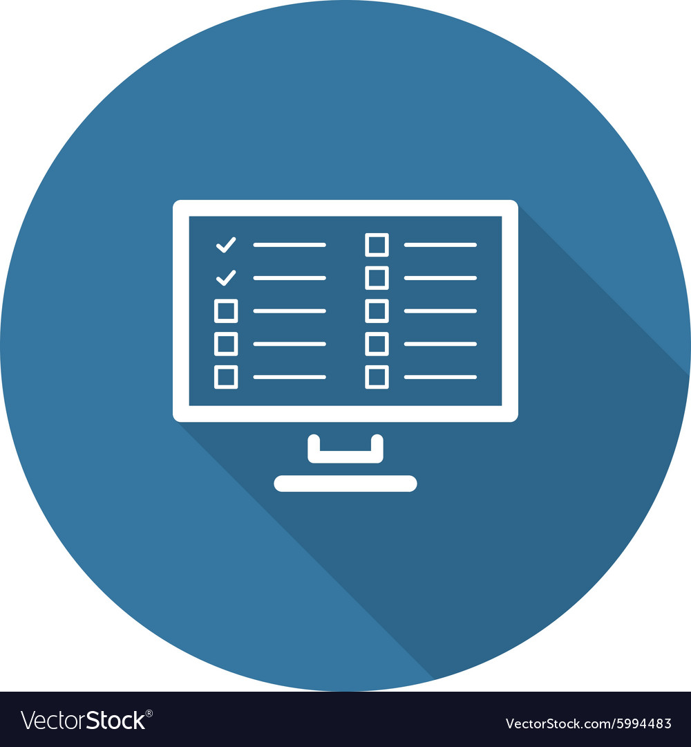 Online health tests and medical services icon