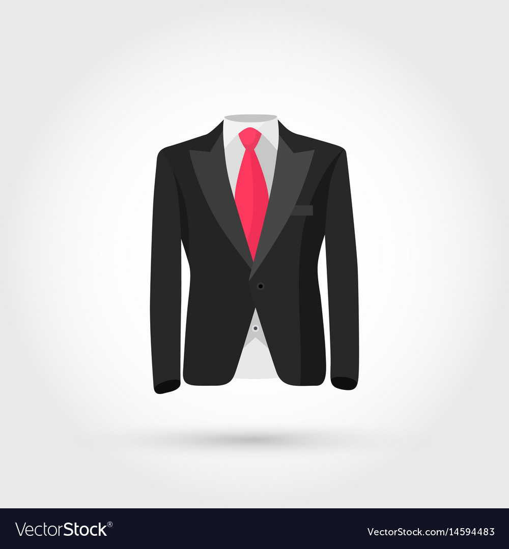 Suit icon Royalty Free Vector Image - VectorStock