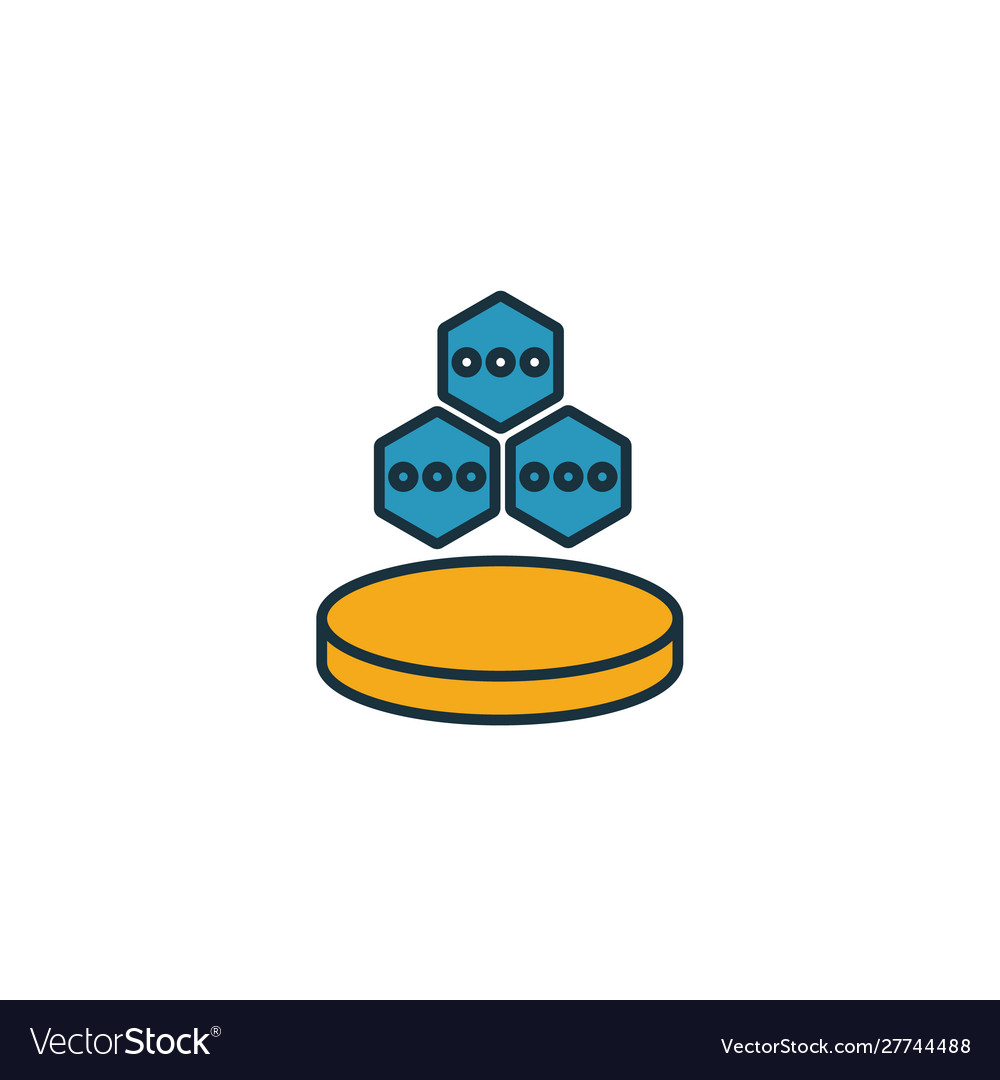Data structure icon simple element from web Vector Image