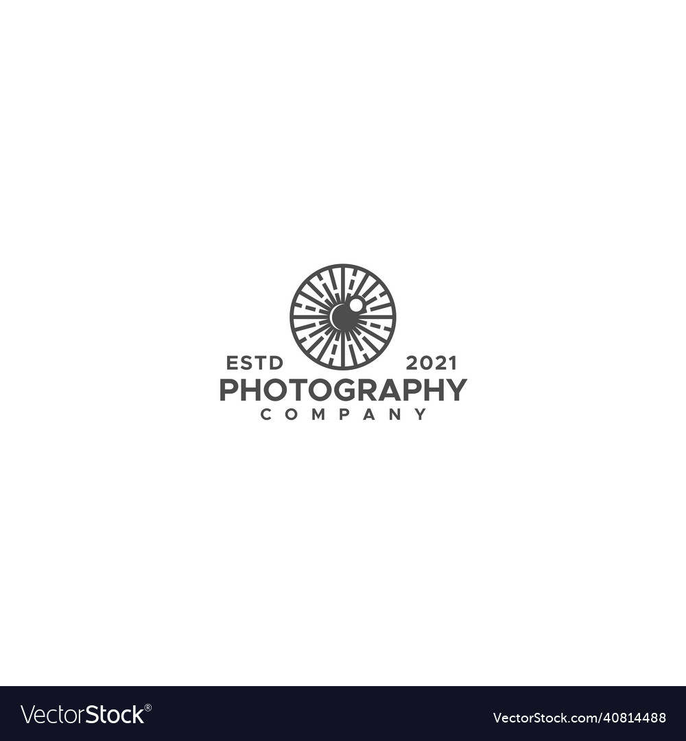 Modern design photography hunting logo