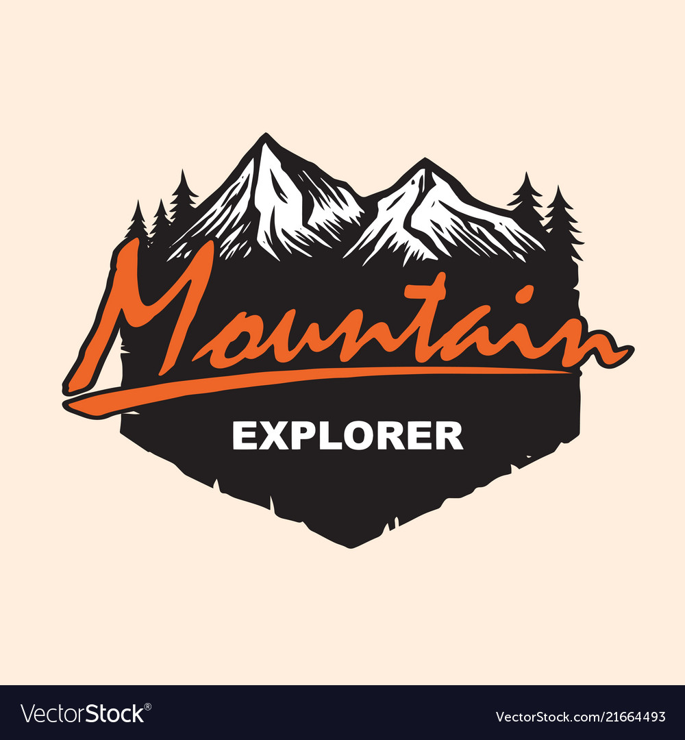 Premium Vector Mountain Explorer Logo Design Template | annadesignstuff.com