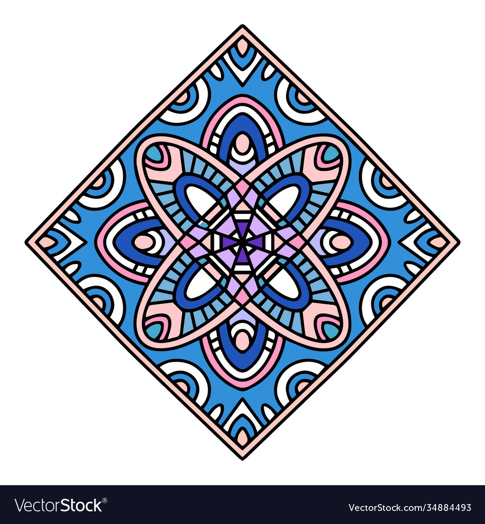 Turkish islam decoration icon hand drawn