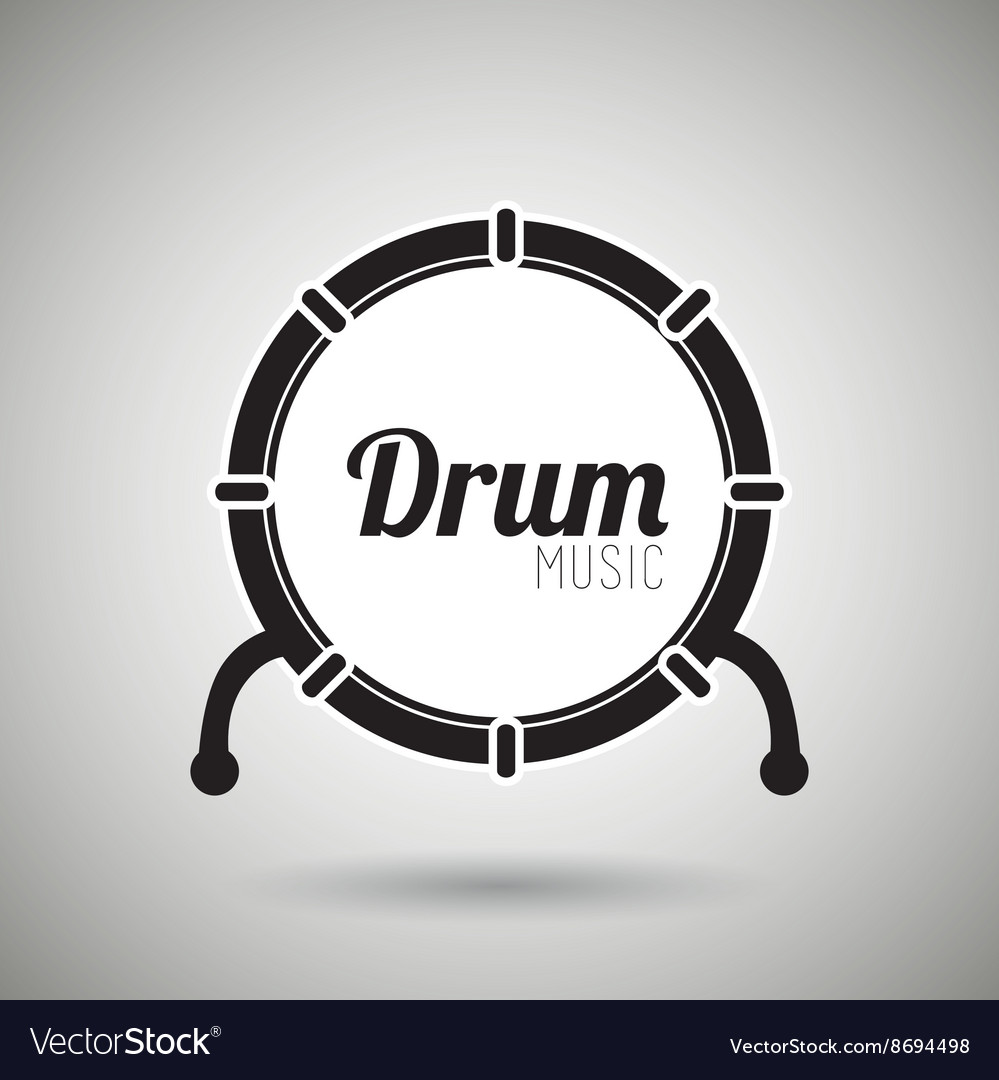 Musical instrument design Royalty Free Vector Image