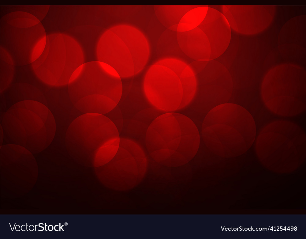 Red bokeh background with defocused lights