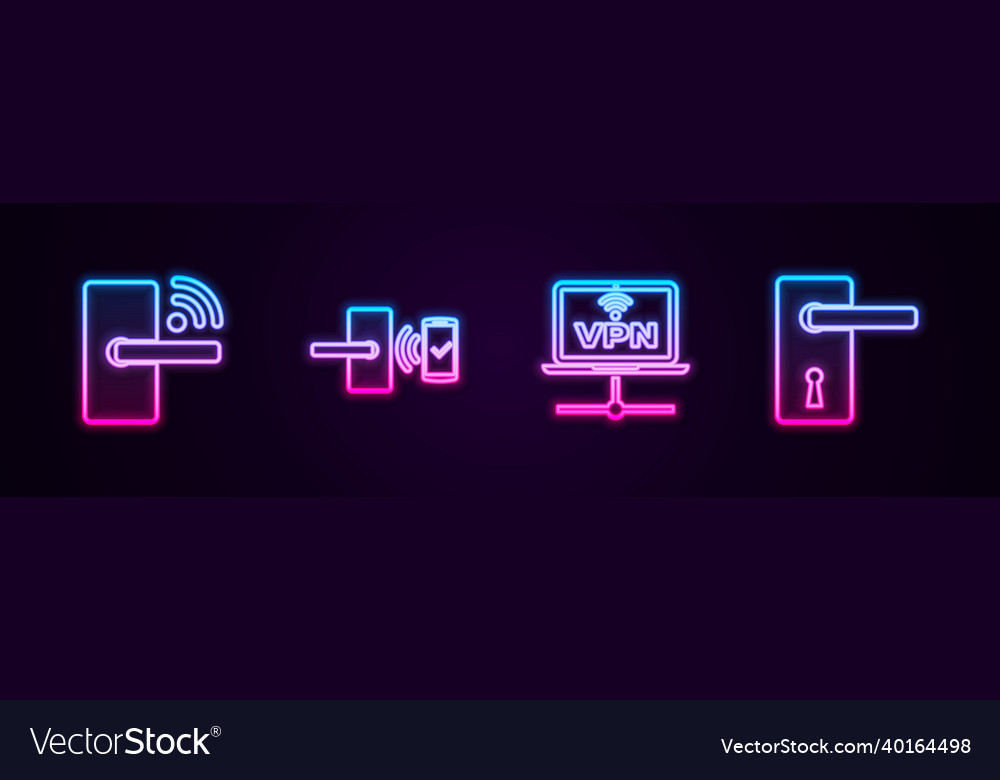 Set line digital door lock with wireless vpn