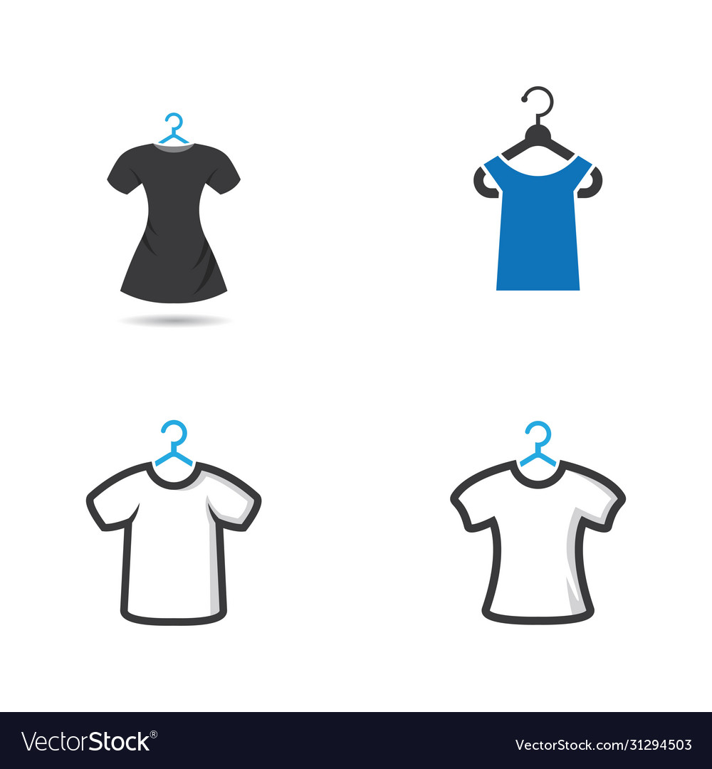 Clothes logo template icon