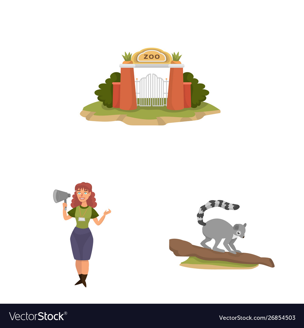 Design zoo and park logo collection