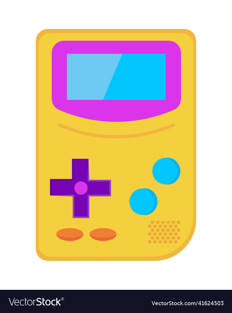 Gamepad retro 90s Royalty Free Vector Image - VectorStock