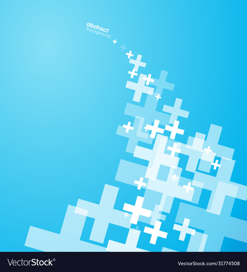 Abstract turquoise gradient background created Vector Image