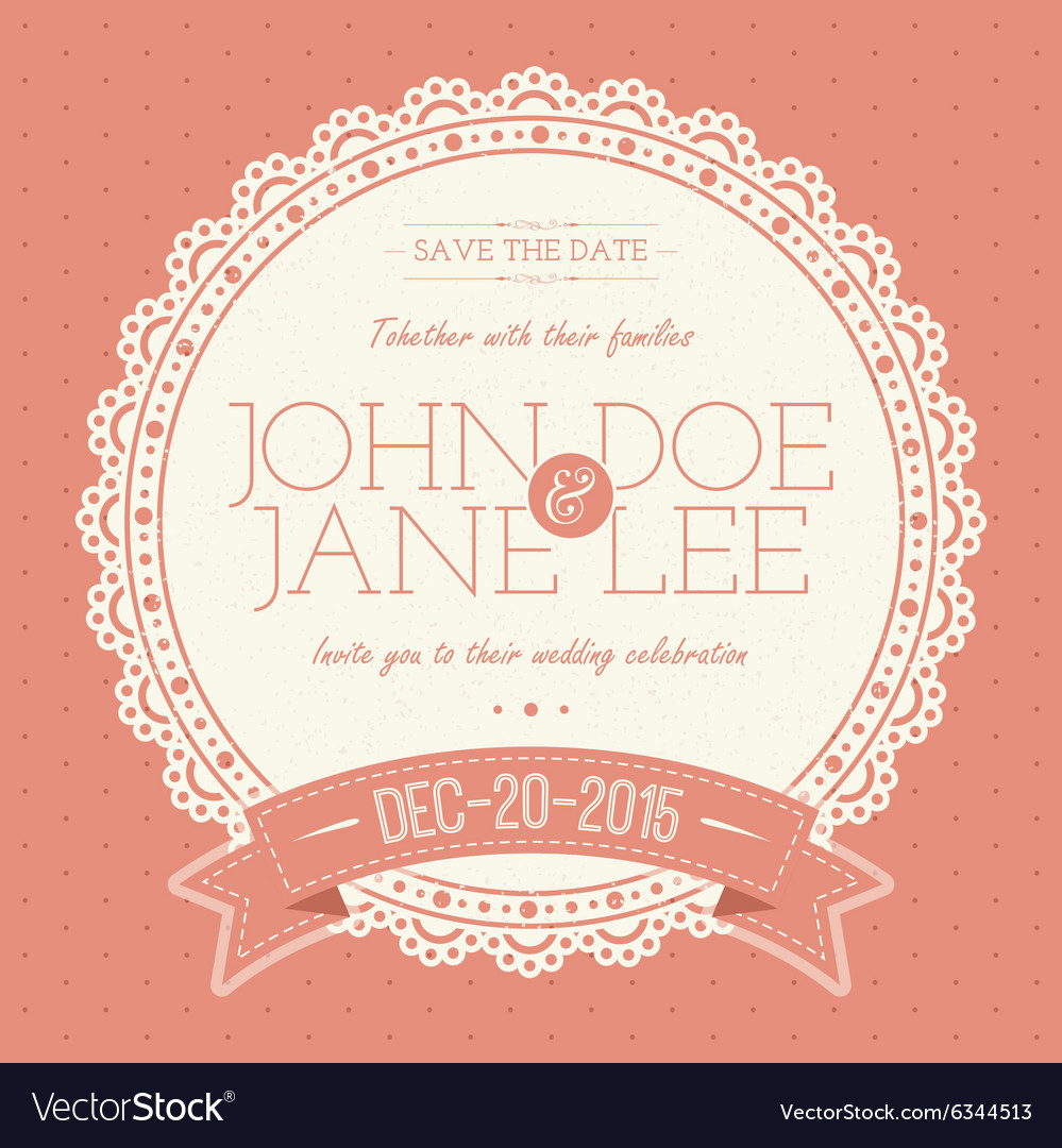 Elegant invitation card template Royalty Free Vector Image