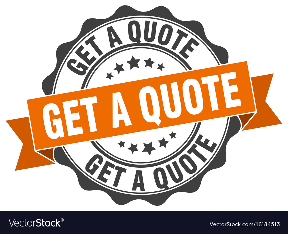 Get a quote stamp sign seal