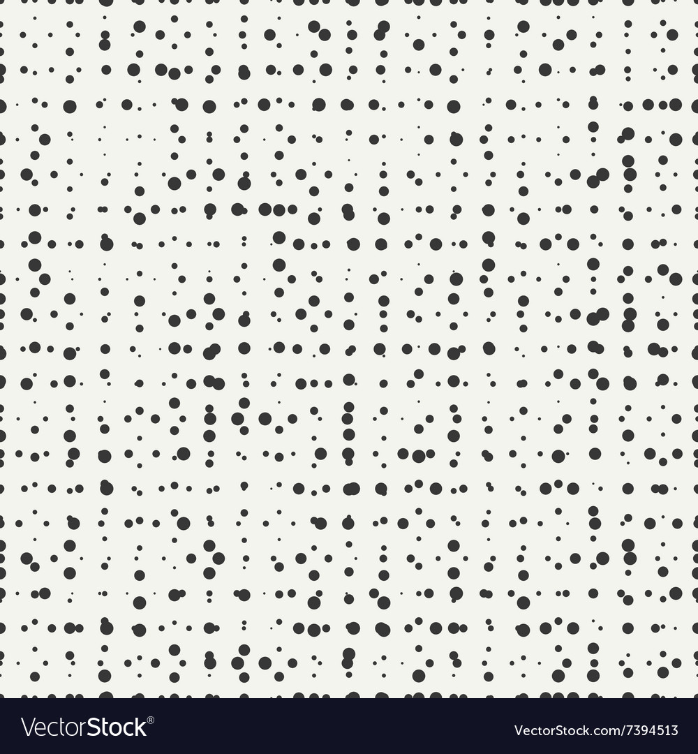 Polka dot geometrische monochrome abstrakte Hipster