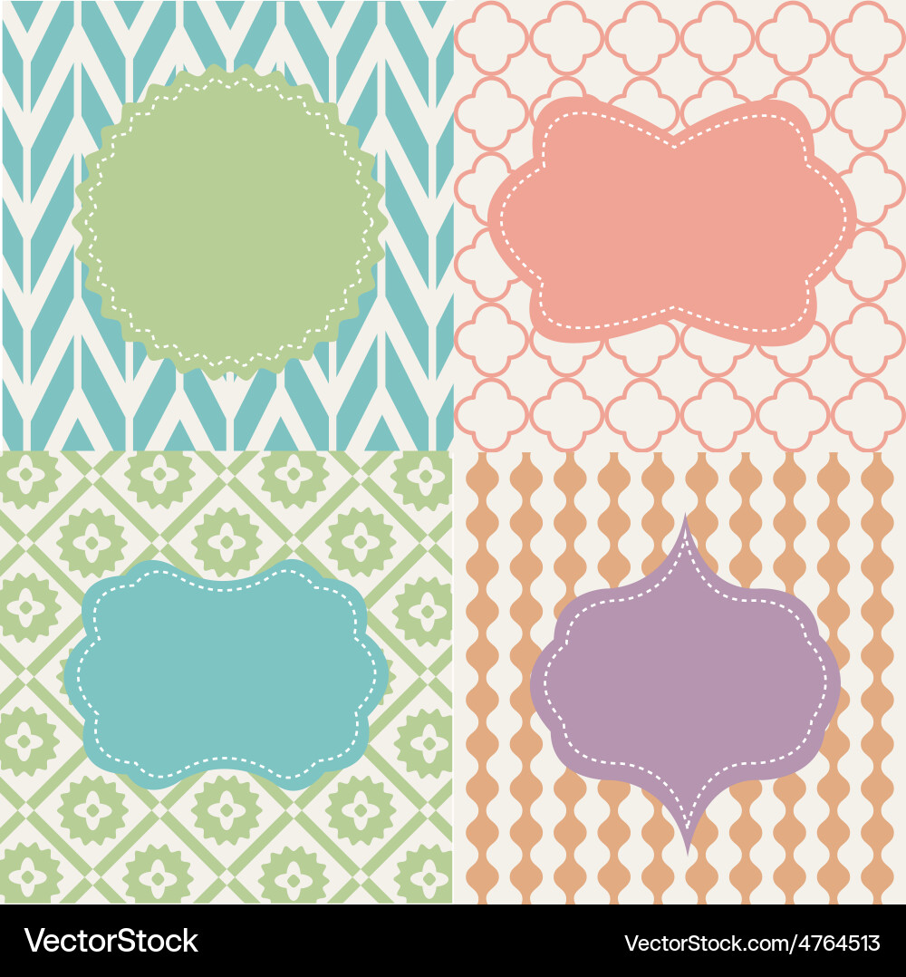 Set of frames Royalty Free Vector Image - VectorStock