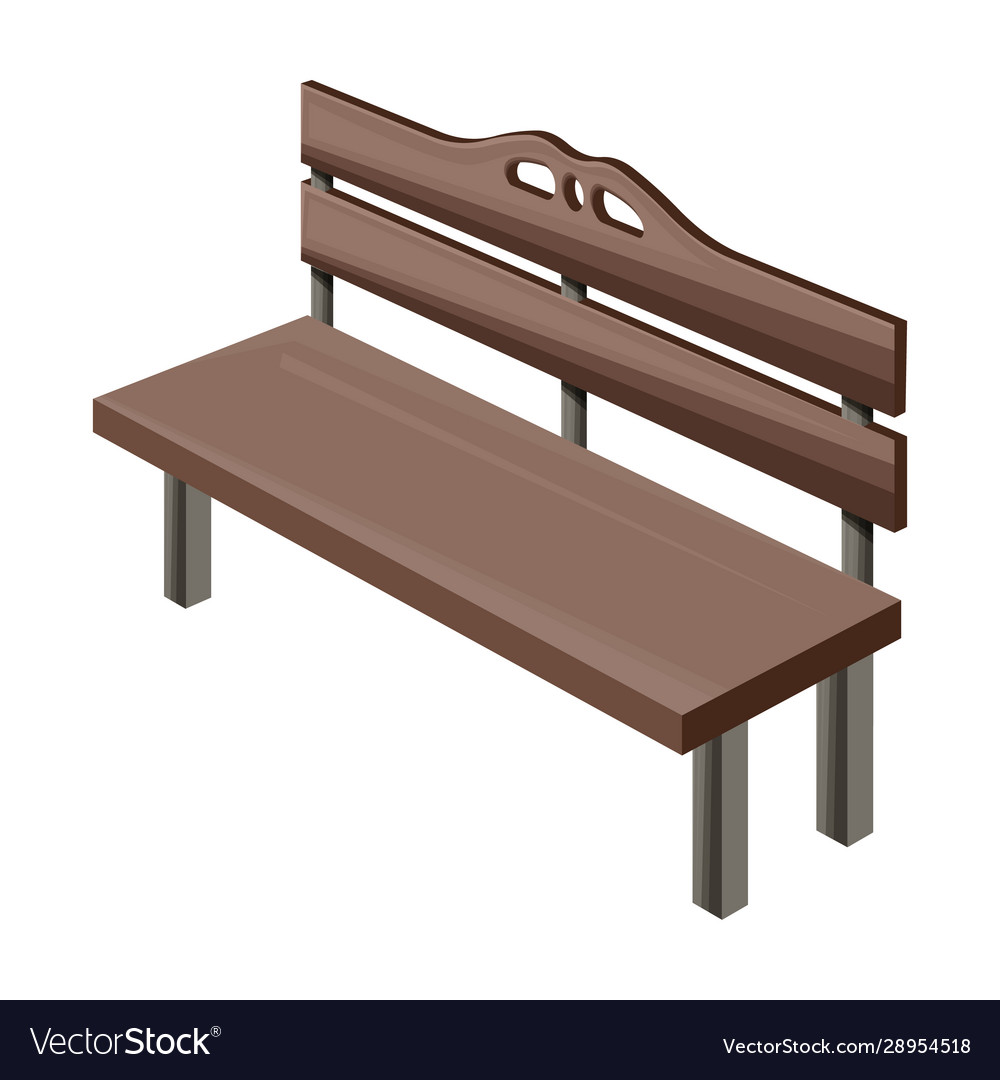 Garden seat iconcartoon icon Royalty Free Vector Image