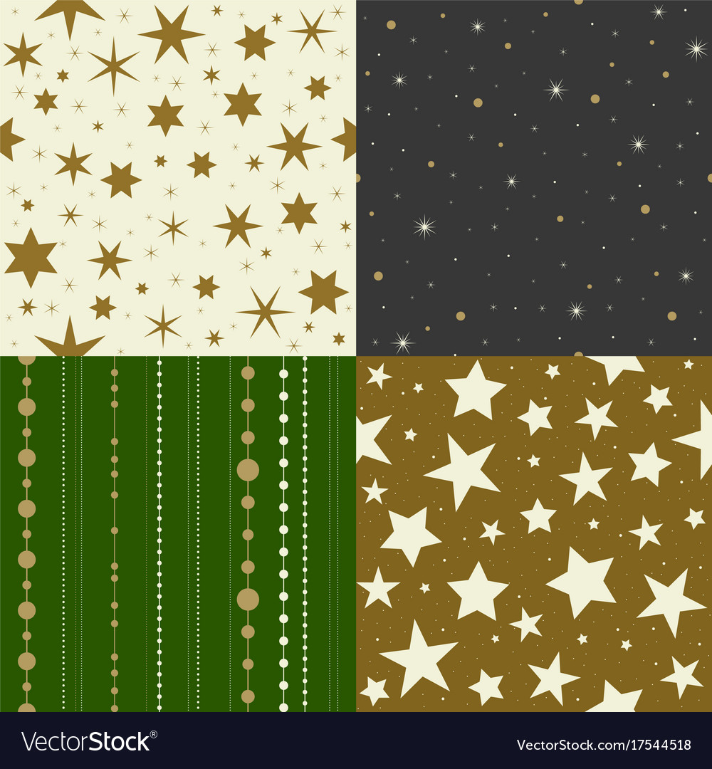 Seamless pattern star