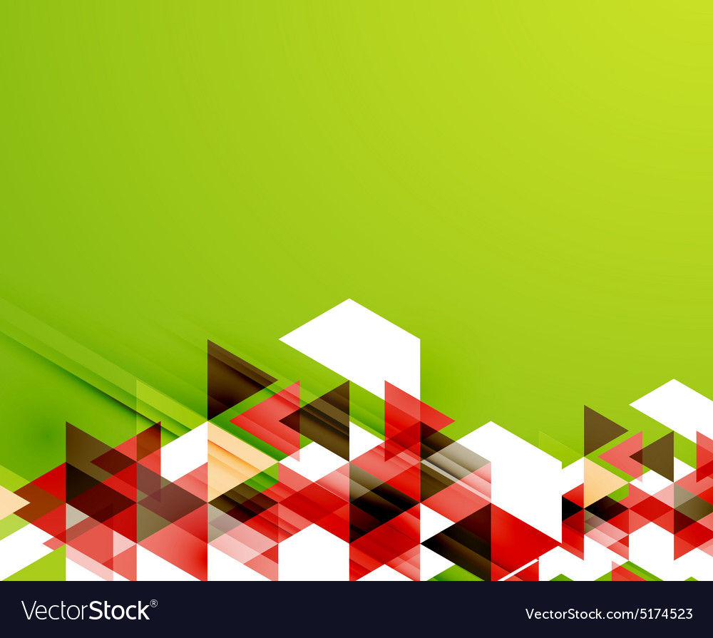 Triangle pattern composition abstract background