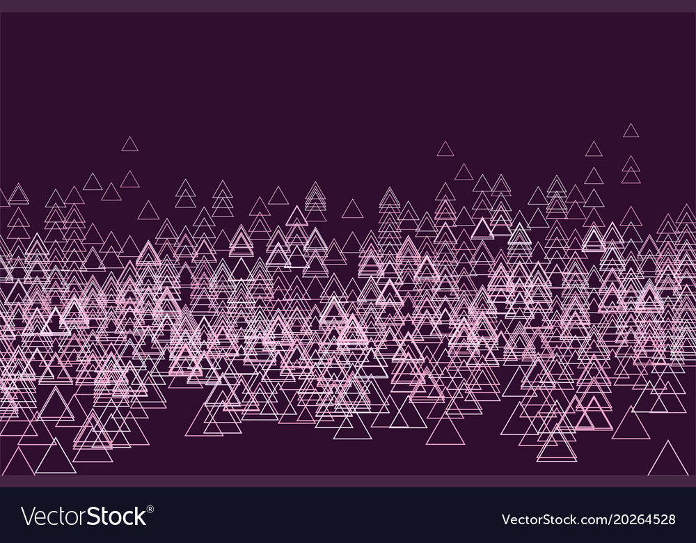 Abstract conceptual triangle pattern shape Vector Image