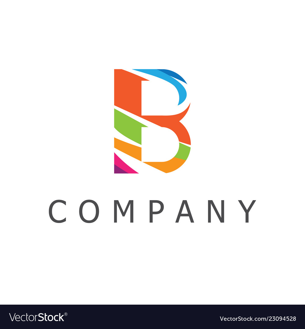 B logo