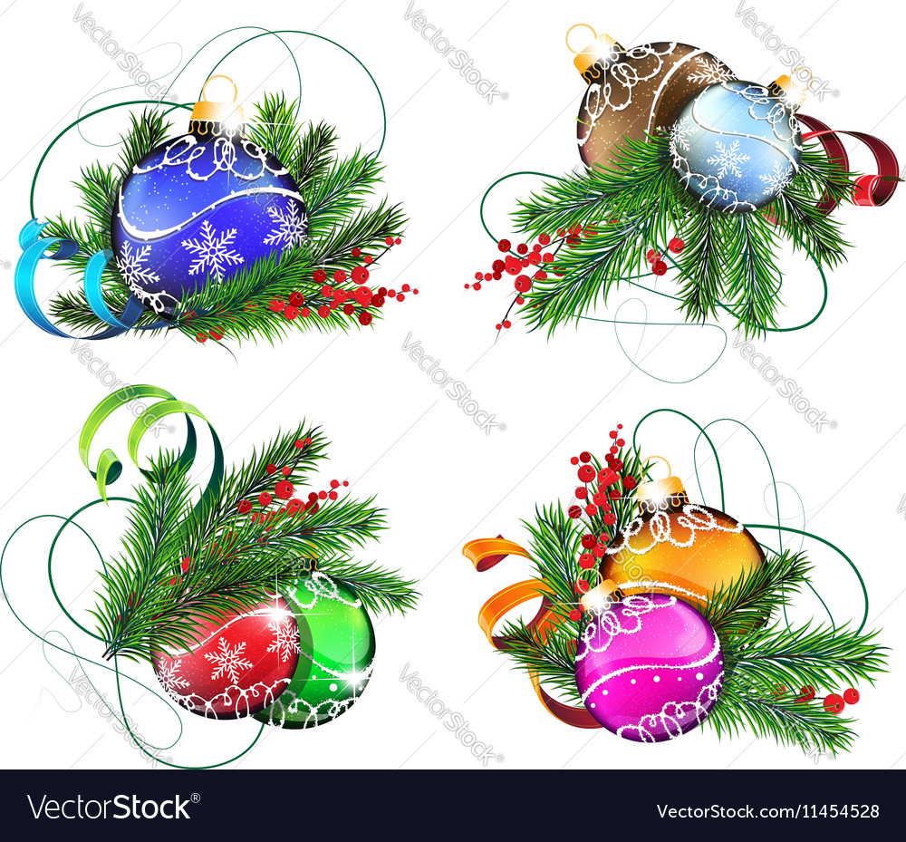 Christmas decoration elements