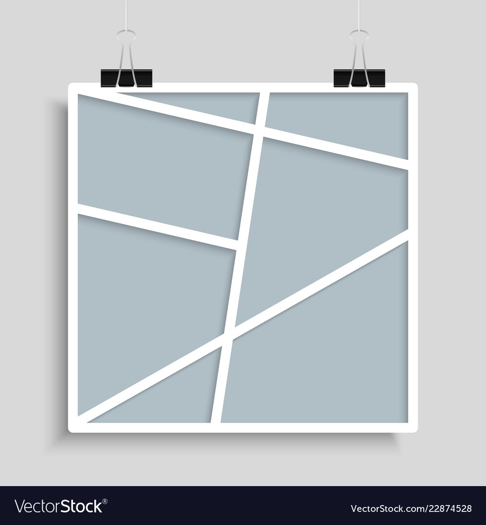 Collage Seven Frames For Photo Or Royalty Free Vector Image Collage Seven Frames For Photo Or Vector Image